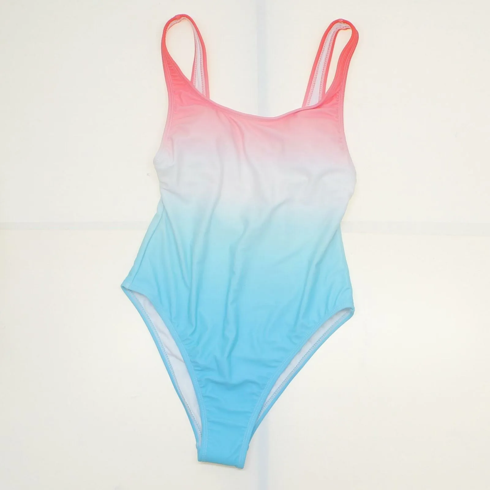Xhilaration Women's Ombre Cheeky One-Piece Swimsuit Multicolor Medium