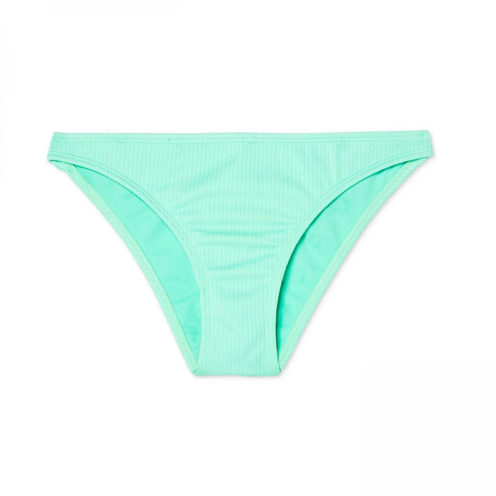 Xhilaration Women's Sustainably Made Ribbed Cheeky Bikini Bottom