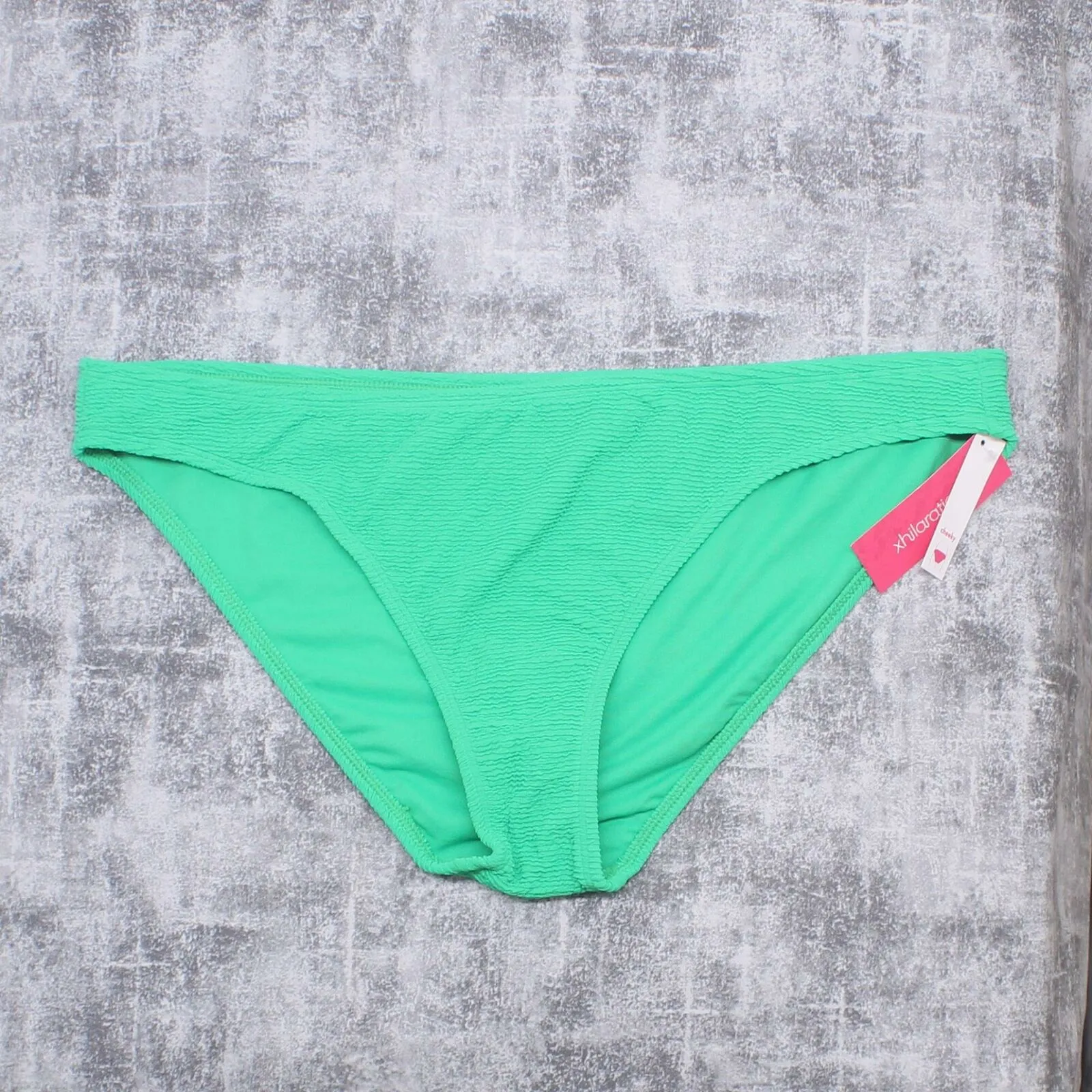 Xhilaration Women's Textured Cheeky Hipster Bikini Bottom