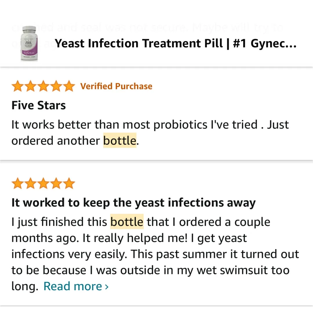Yefense Probiotics for Yeast & BV