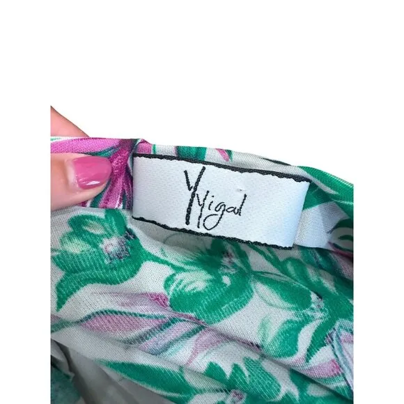 YIGAL AZROUEL Womens Floral Midi Skirt Size Small