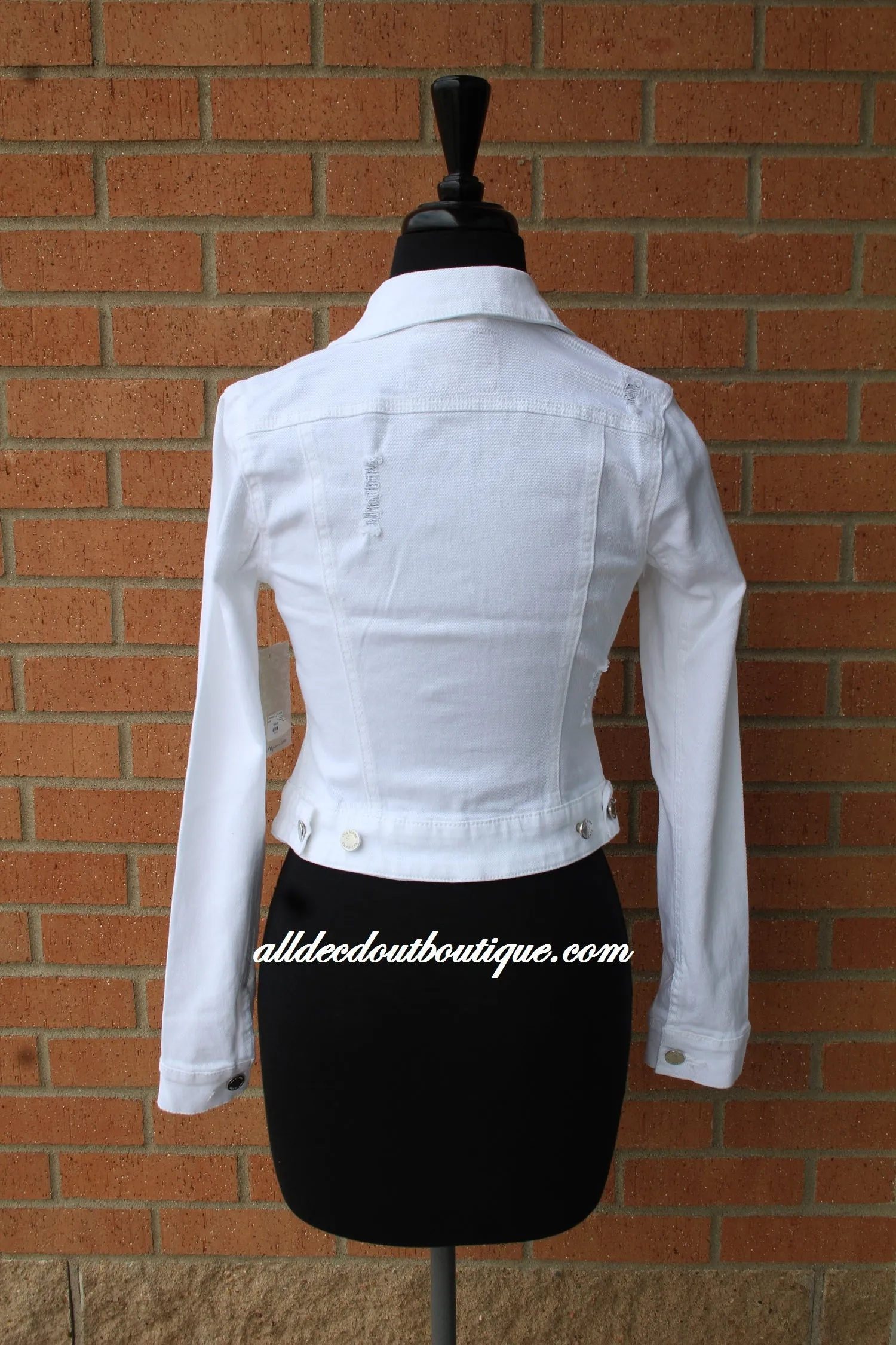 YMI | Denim Jacket White