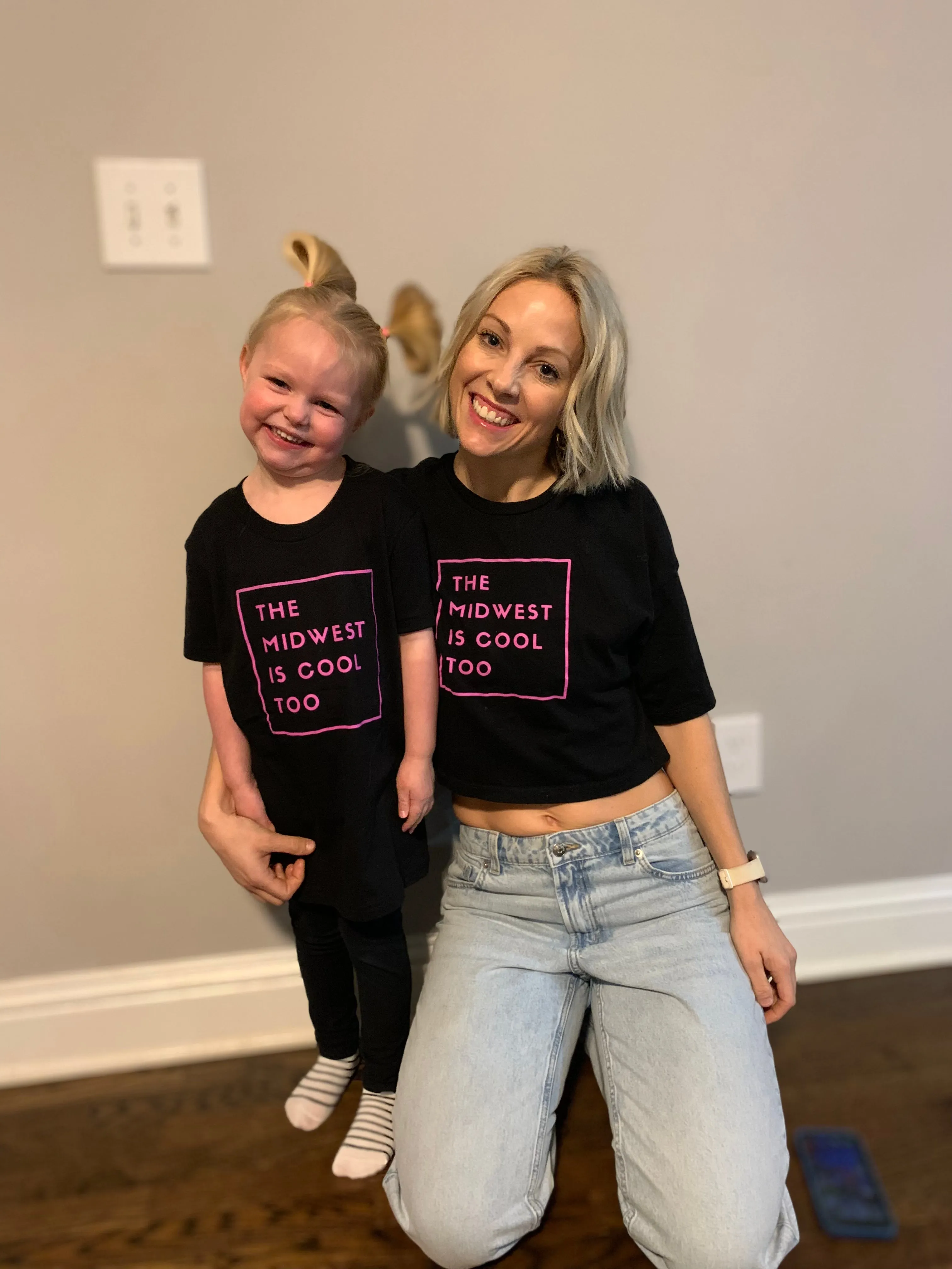 youth 'midwest is cool, too' tee