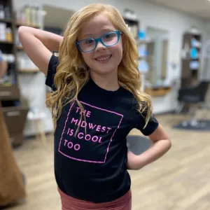 youth 'midwest is cool, too' tee