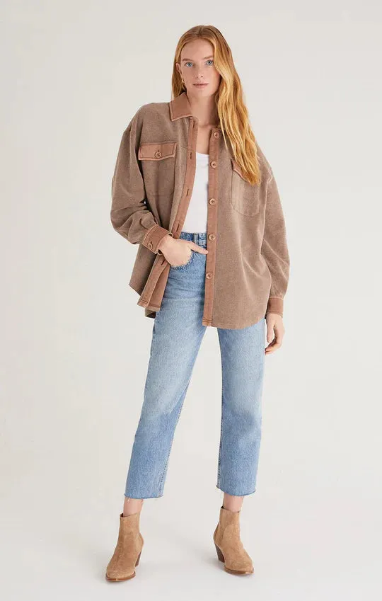 Z Supply Austen Washed Shirt Jacket