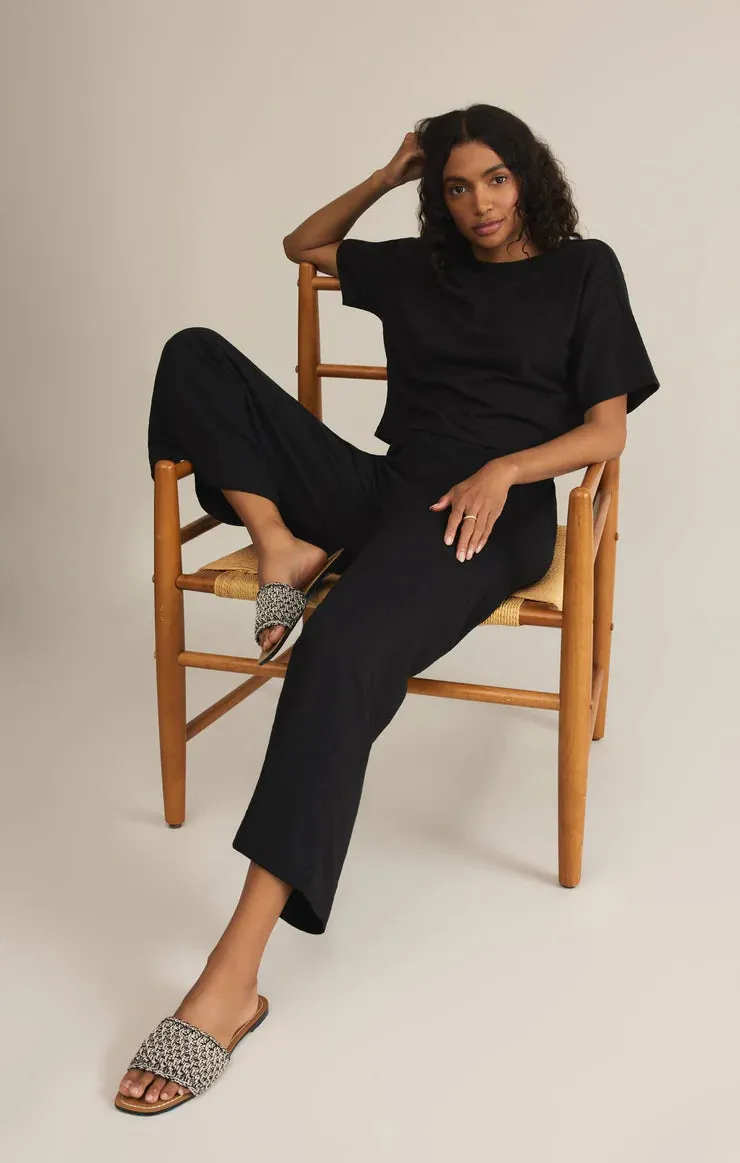 Z Supply Sway Textured Slub Cropped Tee