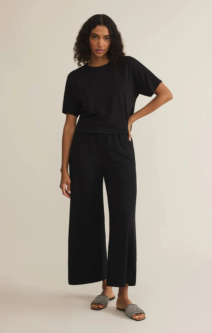 Z Supply Sway Textured Slub Cropped Tee