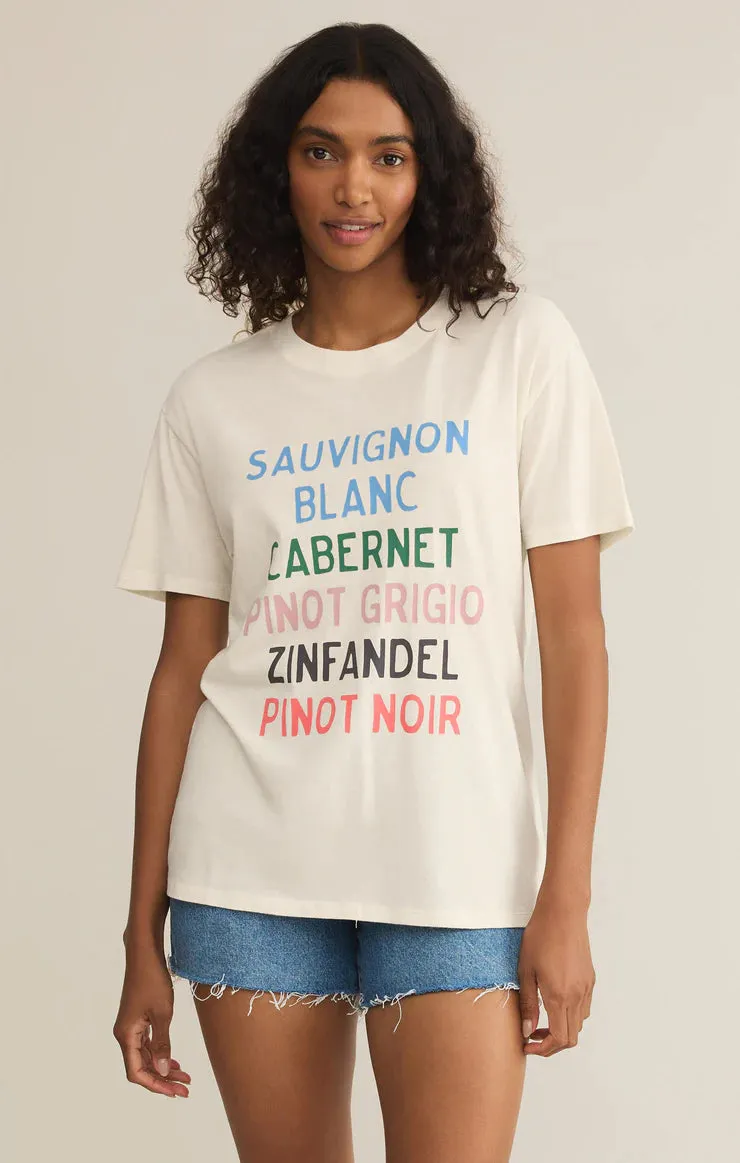 Z SUPPLY- WOMEN'S VINO BOYFRIEND TEE