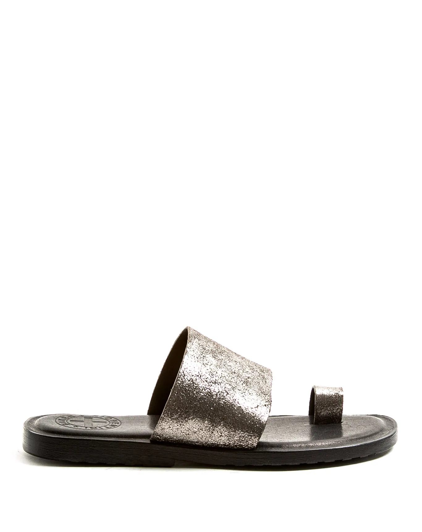 ZATTYS Silver Leather Sandals