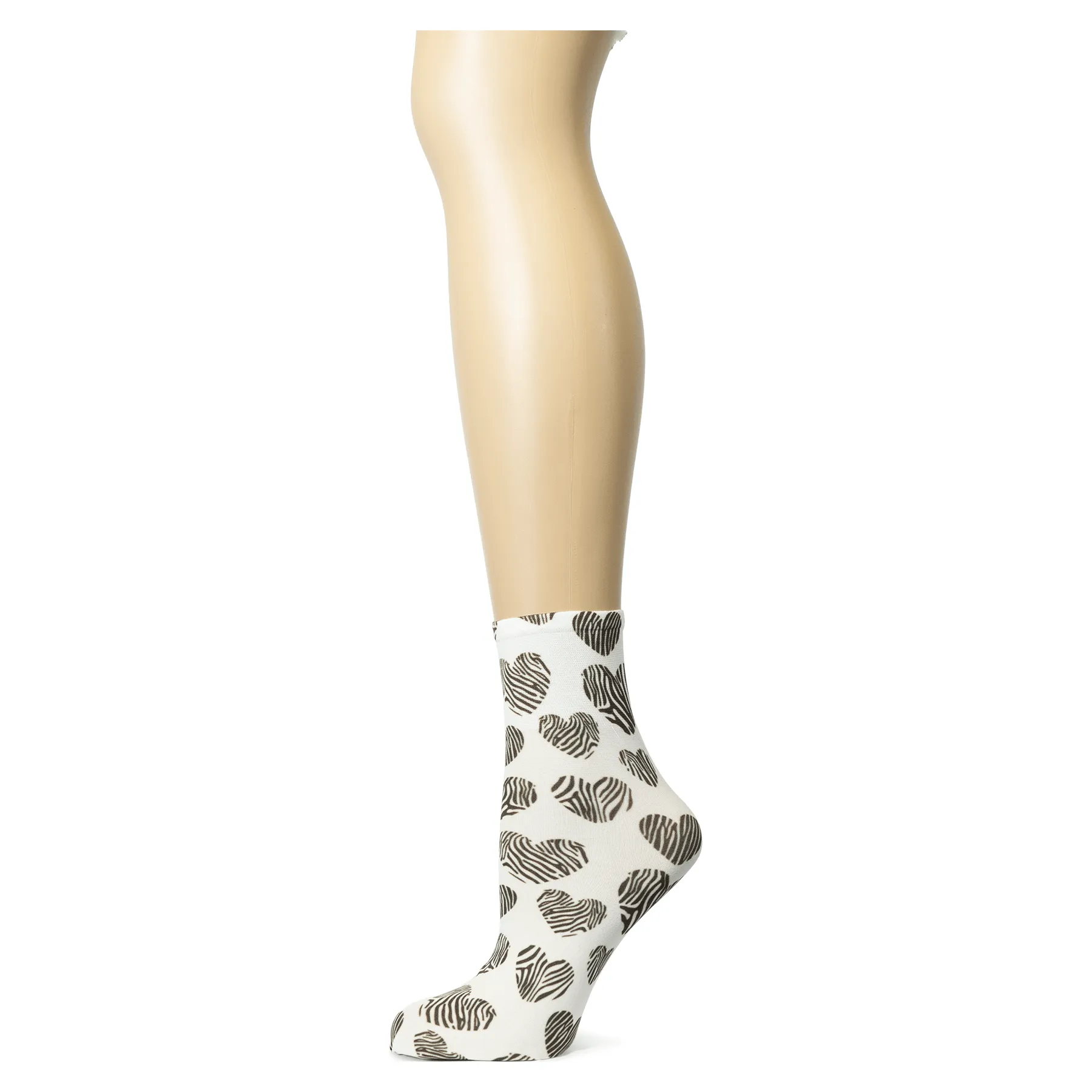 Zebra Hearts Anklets