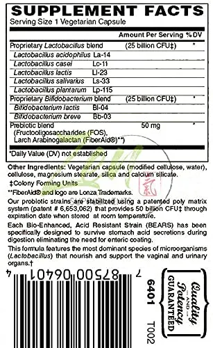 Zen Supplements - Womens 50 Billion Probiotic Formula - Supports Urinary and Vaginal Health with Lactobacilli & Bifado Blended Strains Survives Stomach Acid, Shelf Stable 30-Vegcaps